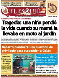 Portada de El Esquiu (Argentina)