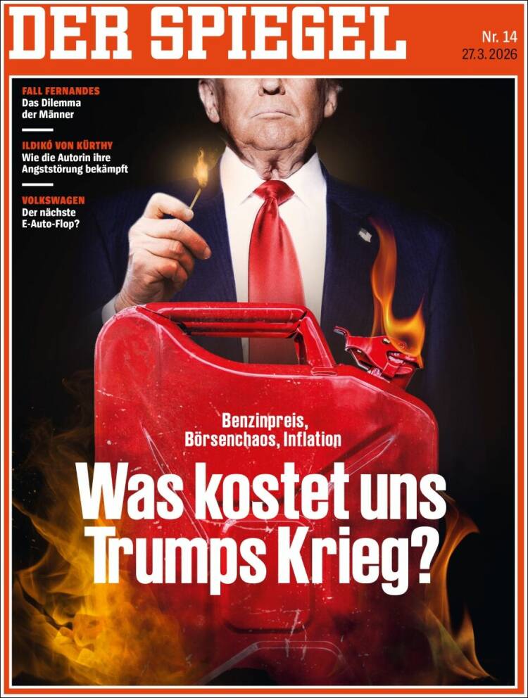 Portada de Der Spiegel (Alemania)