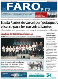 Portada de El Faro de Ceuta (Espa&ntilde;a)