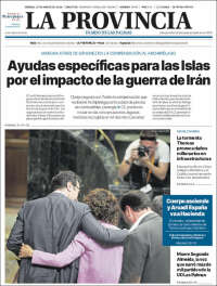 Portada de La Provincia (Espa&ntilde;a)
