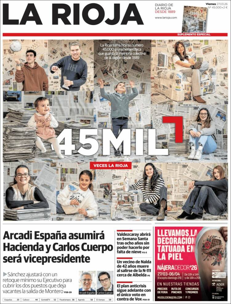 Portada de La Rioja (Espa&ntilde;a)