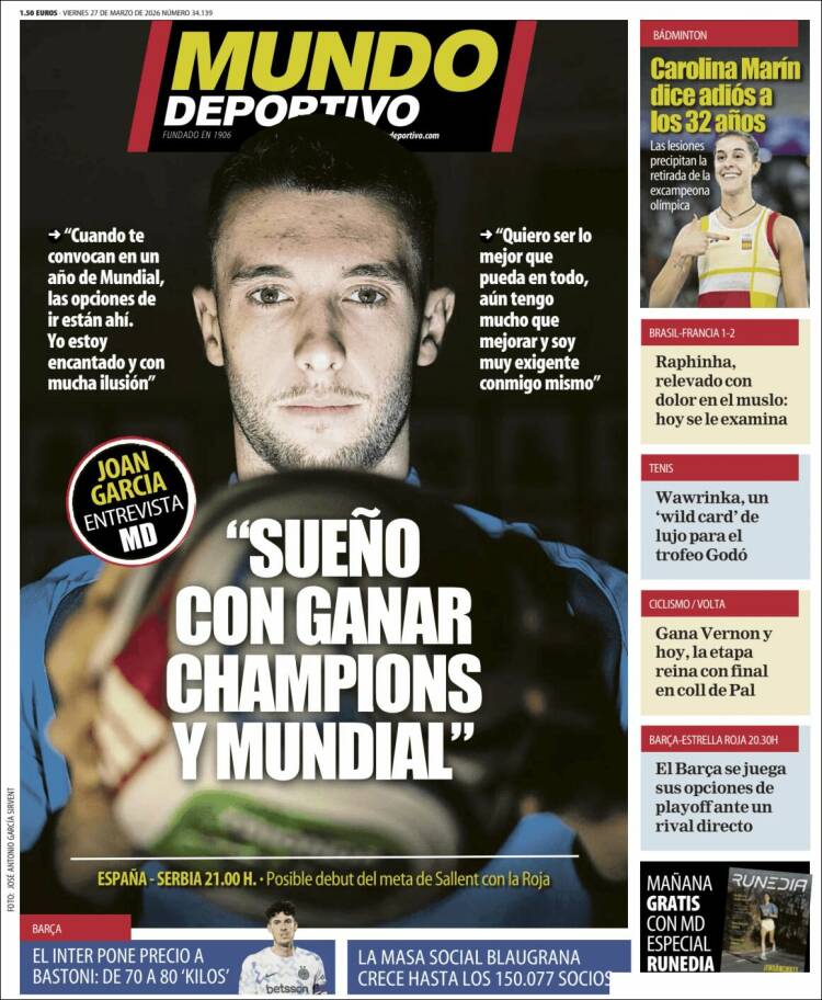 Portada de Mundo Atlético (Espa&ntilde;a)