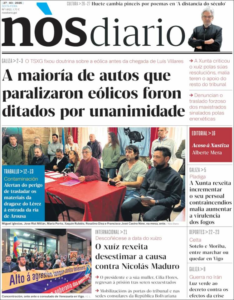 Portada de Nòs Diario (Espa&ntilde;a)