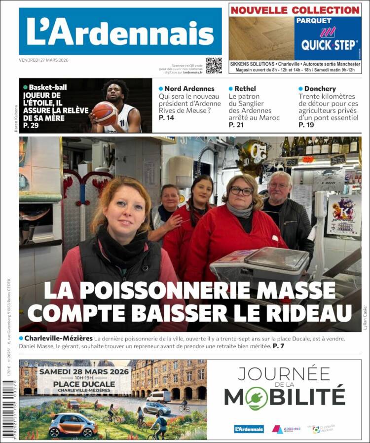 Portada de L'Ardenais (Francia)