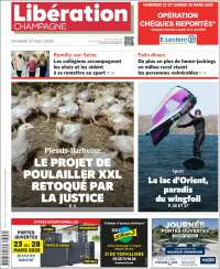 Portada de Libération Champagne (Francia)