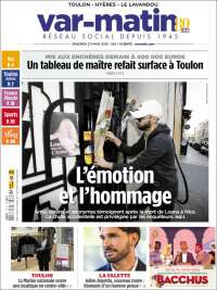 Portada de Var-Matin (Francia)