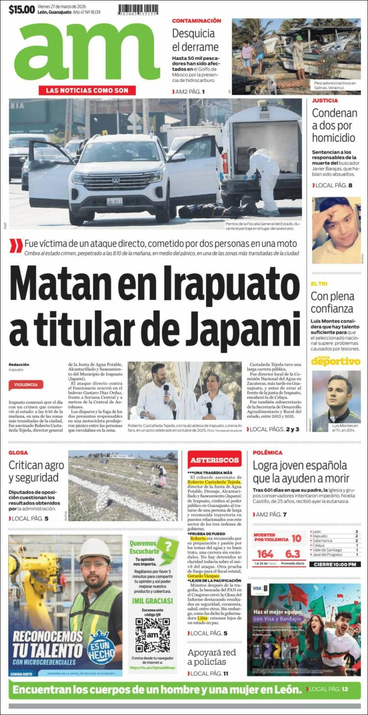 Portada de Al Día A.M. (M&eacute;xico)