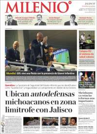 Portada de Milenio - Jalisco (M&eacute;xico)