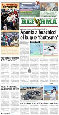 Portada de Reforma (M&eacute;xico)