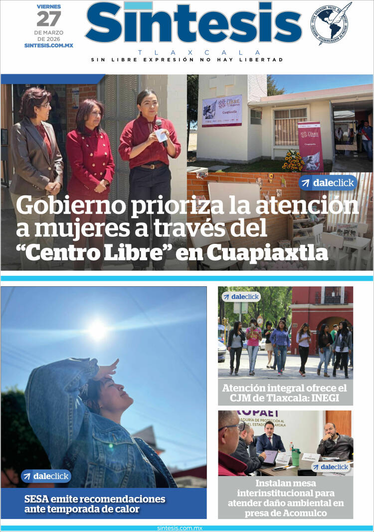 Portada de Síntesis de Tlaxcala (M&eacute;xico)