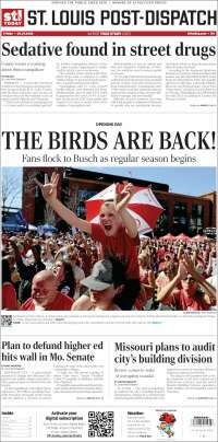 Portada de St. Louis Post-Dispatch (USA)