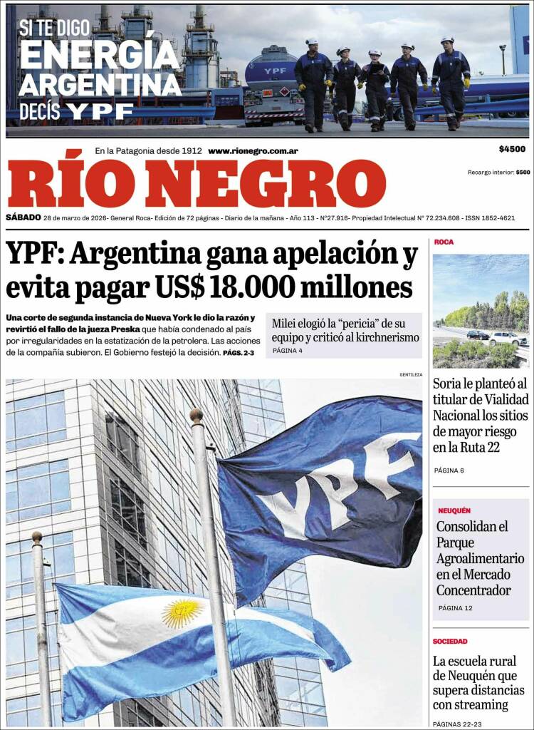 Portada de Rio Negro (Argentina)