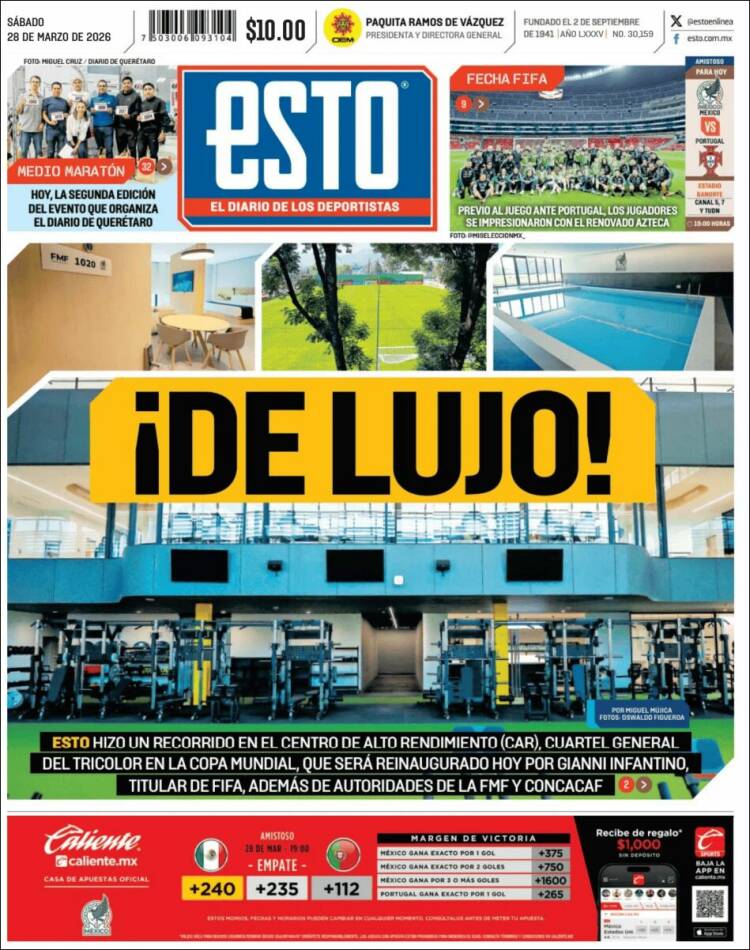 Portada de Esto (M&eacute;xico)