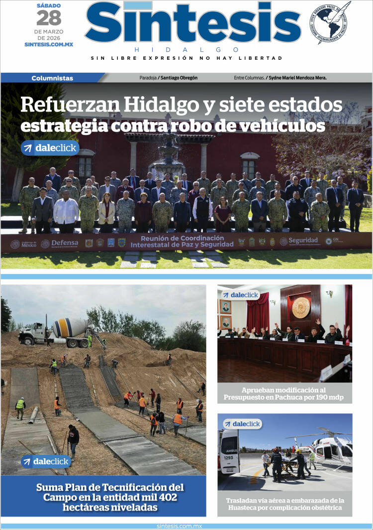 Portada de Sistesis - Hidalgo (Mexique)