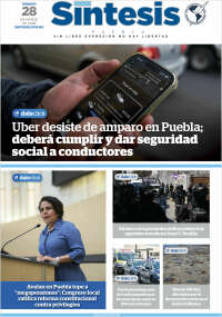 Portada de Síntesis - Puebla (M&eacute;xico)