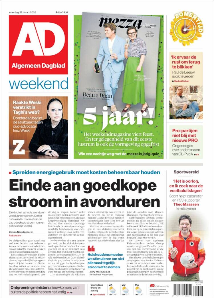 Portada de AD (Pa&iacute;ses Bajos)