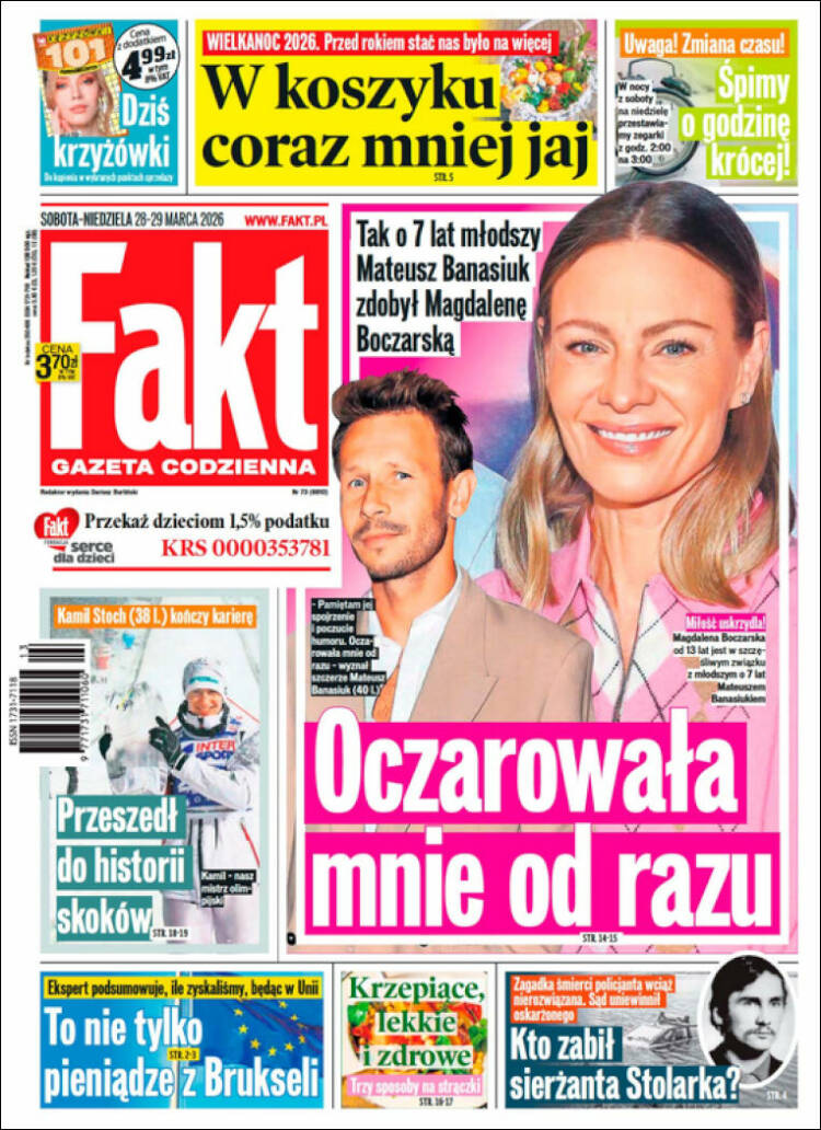Portada de Fakt (Polonia)