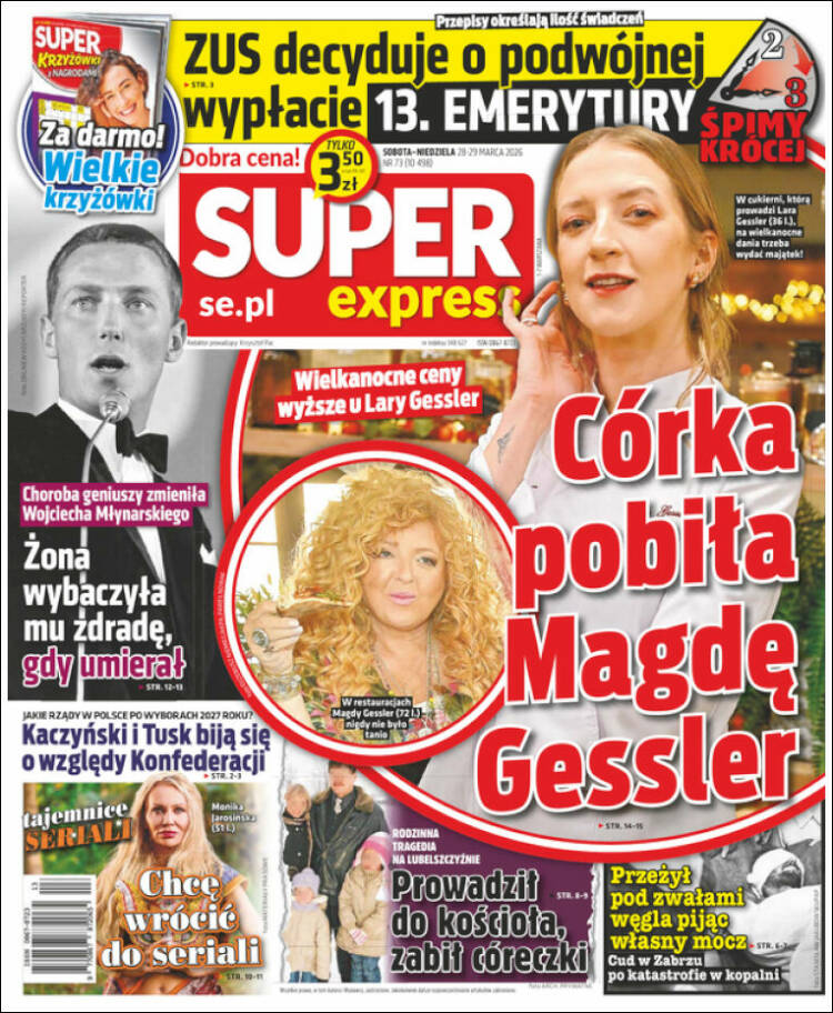 Portada de Super Express (Polonia)