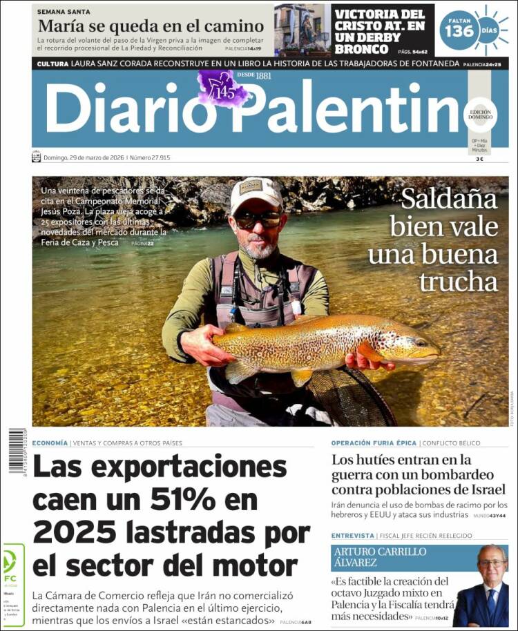Portada de Diario Palentino (Espa&ntilde;a)