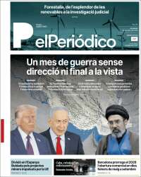 Portada de El Periódico de Catalunya (Espagne)