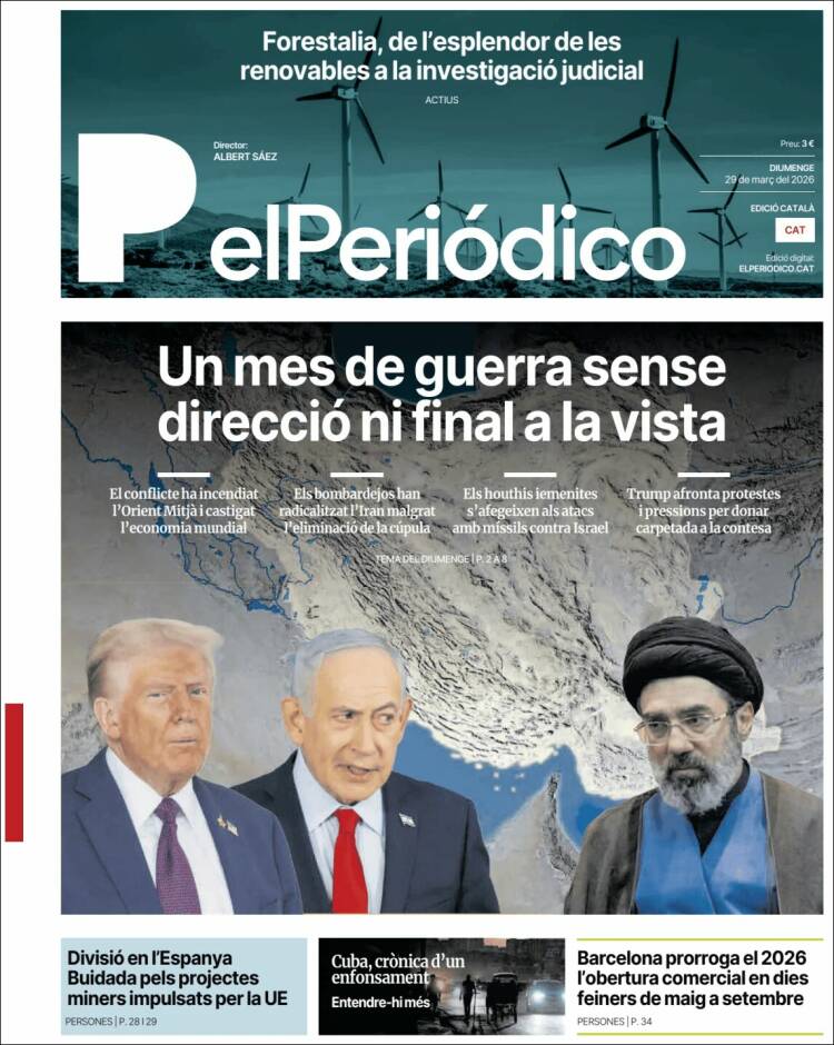 Portada de El Periódico de Catalunya (Spain)