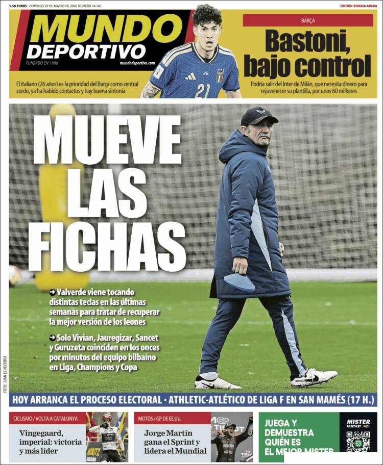 Portada de Mundo Deportivo Bizkaia (Espa&ntilde;a)