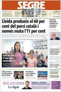 Portada de Segre (Espagne)
