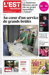 Portada de L'Est Republicain (France)