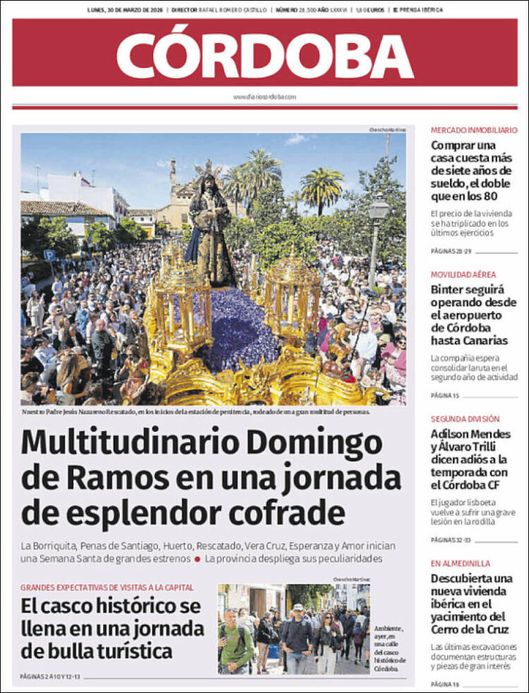 Portada de Diario de Córdoba (Espa&ntilde;a)