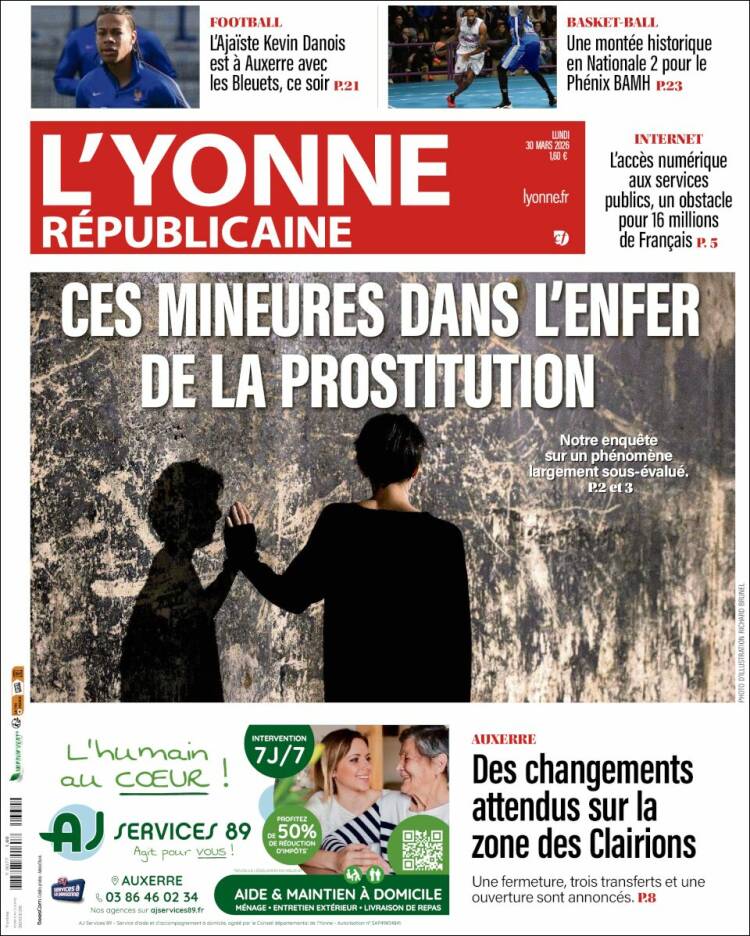 Portada de L'Yonne-Républicaine (Francia)
