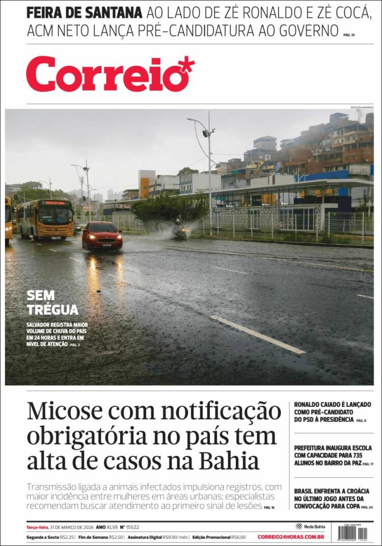 Portada de Correio* (Brasil)