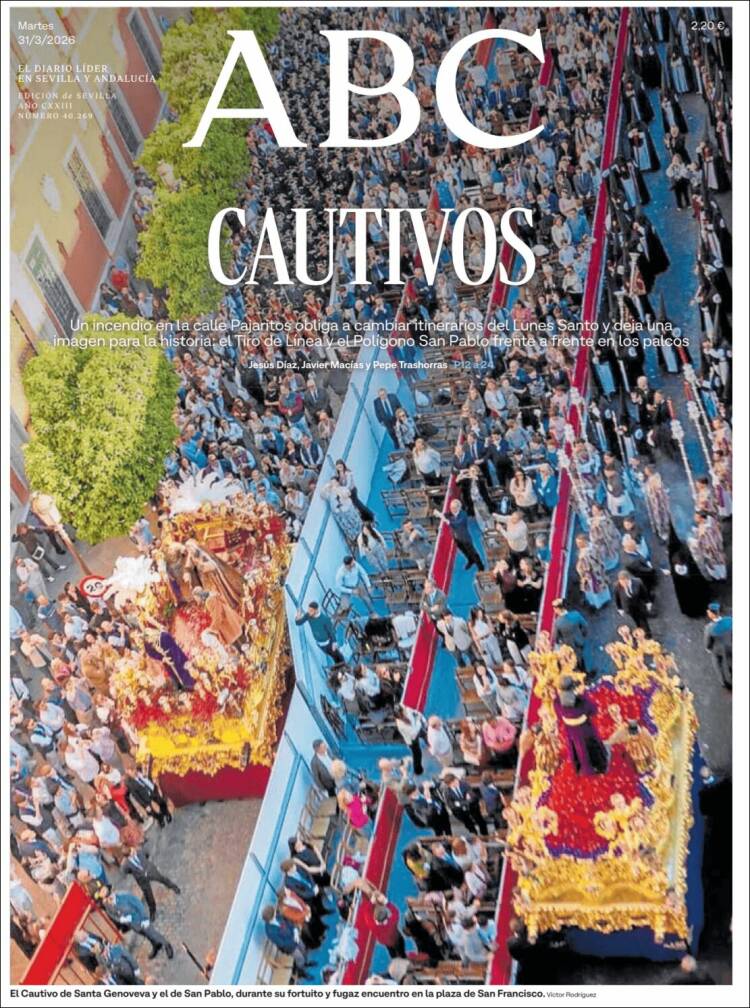 Portada de ABC - Sevilla (Espa&ntilde;a)