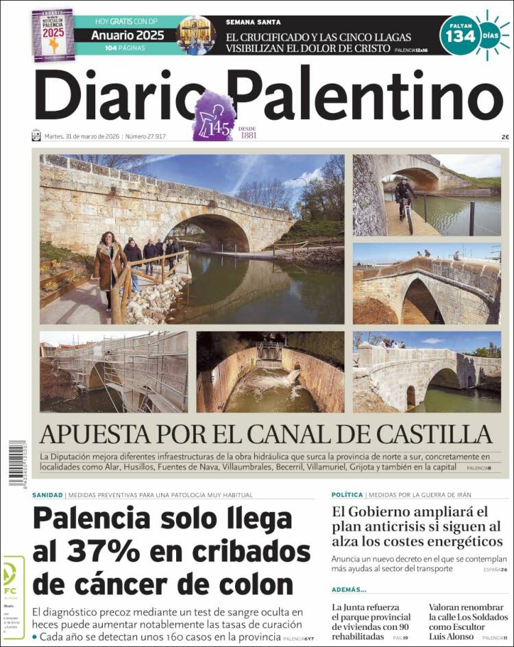 Portada de Diario Palentino (Espa&ntilde;a)