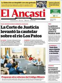 Portada de El Ancasti (Argentina)