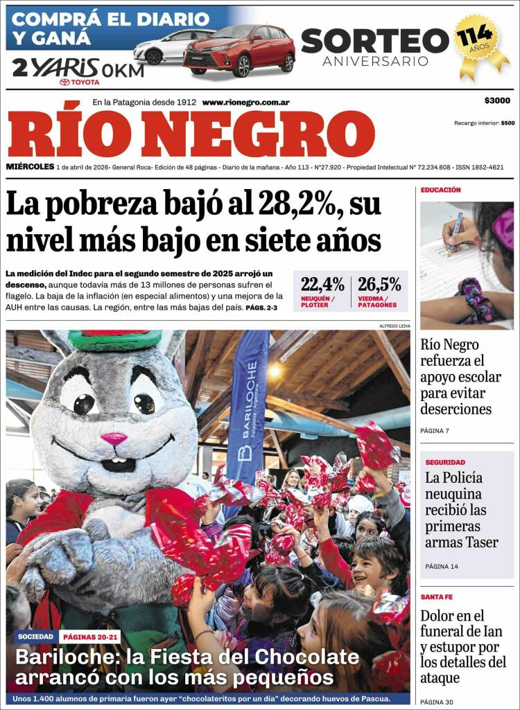 Portada de Rio Negro (Argentina)