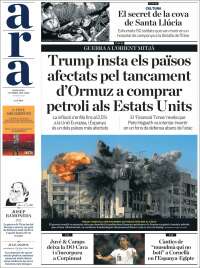 Portada de Ara (Spain)