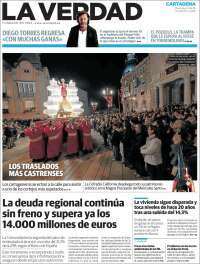 Portada de La Verdad de Cartagena (Espa&ntilde;a)