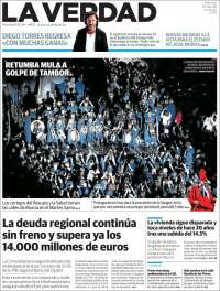 Portada de La Verdad de Murcia (Espa&ntilde;a)