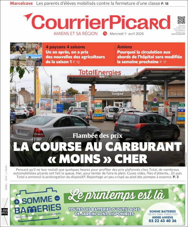 Portada de Courrier Picard (France)