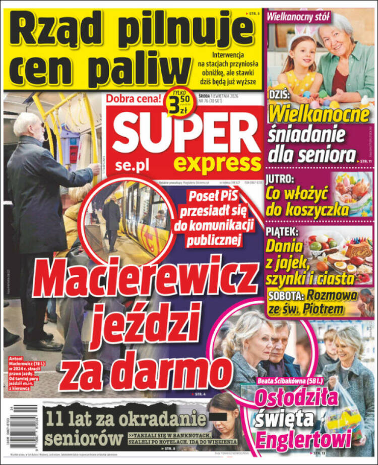 Portada de Super Express (Poland)