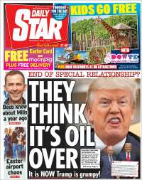Portada de Daily Star (United Kingdom)