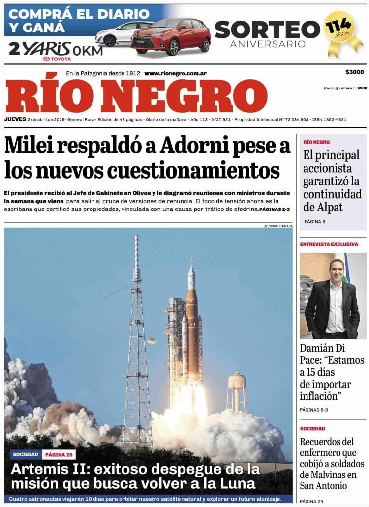 Portada de Rio Negro (Argentina)