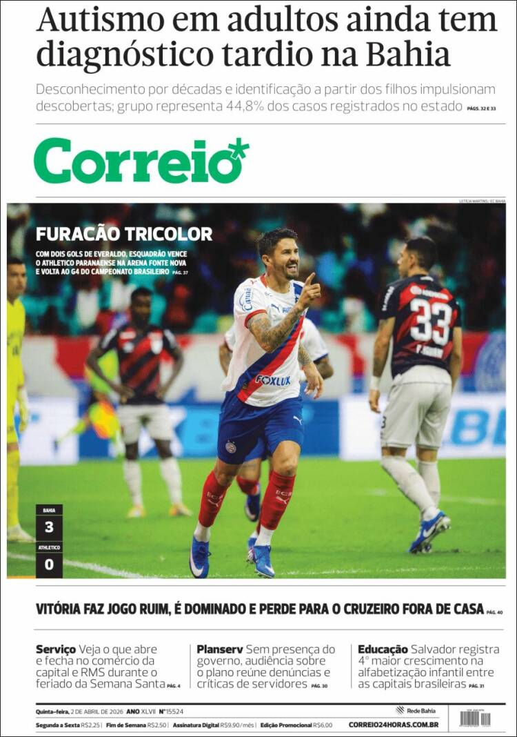 Portada de Correio* (Brasil)