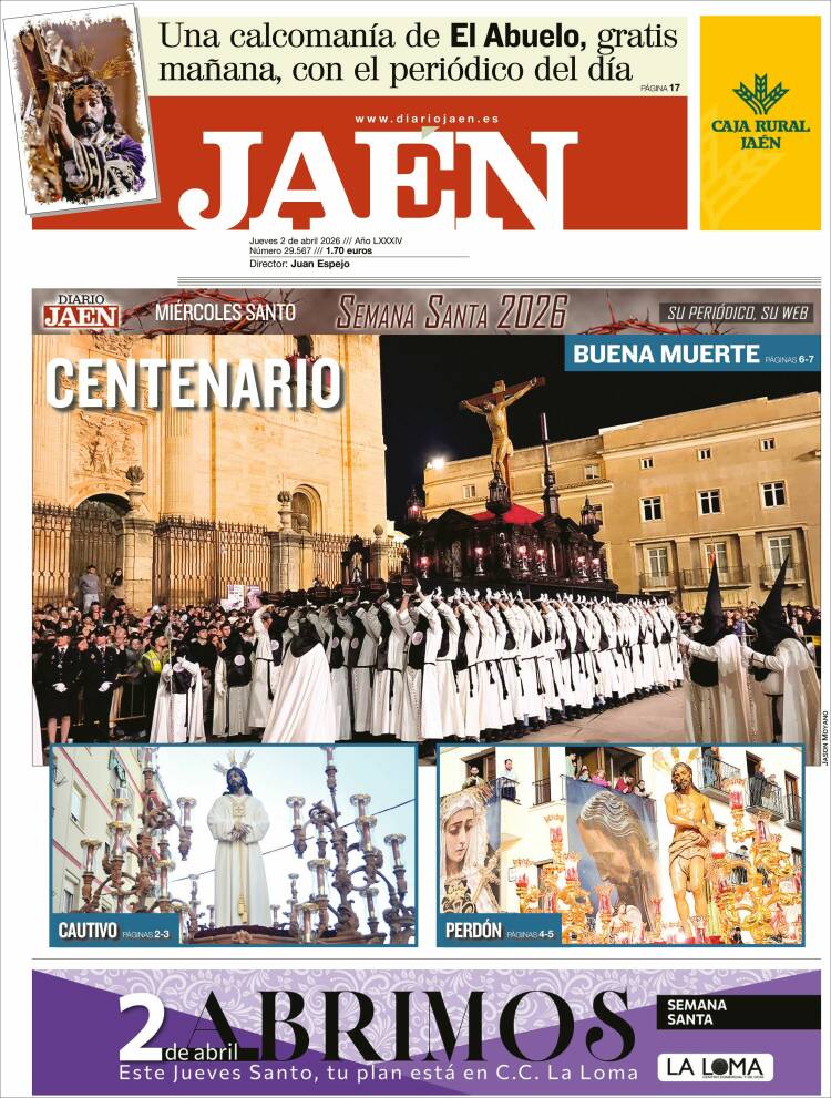Portada de Diario Jaén (Espa&ntilde;a)