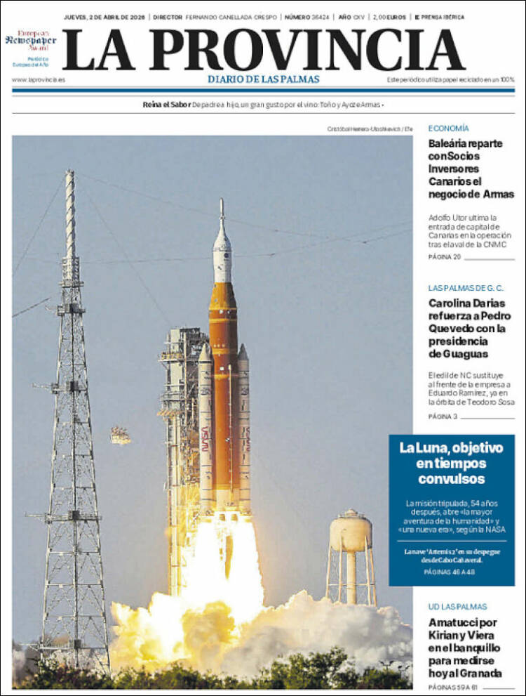 Portada de La Provincia (Espa&ntilde;a)