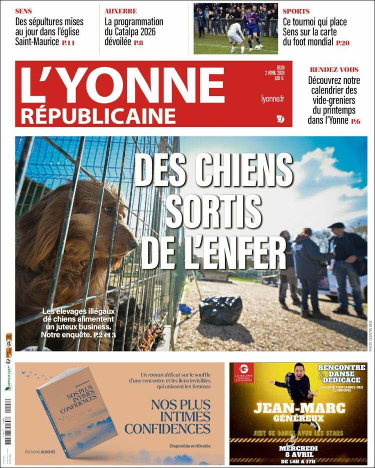 Portada de L'Yonne-Républicaine (Francia)