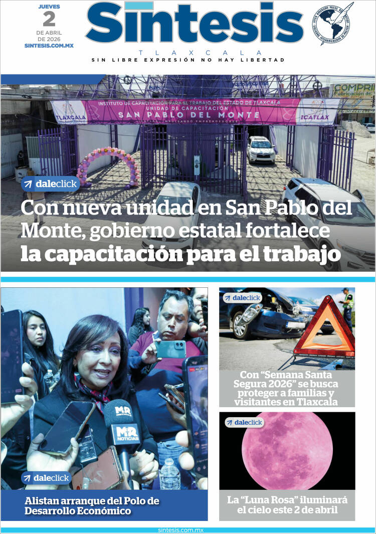 Portada de Síntesis de Tlaxcala (M&eacute;xico)