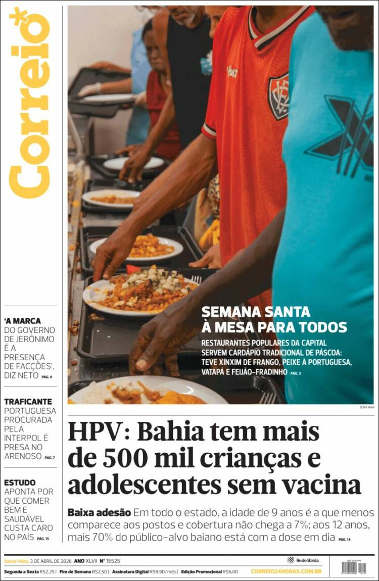 Portada de Correio* (Brasil)