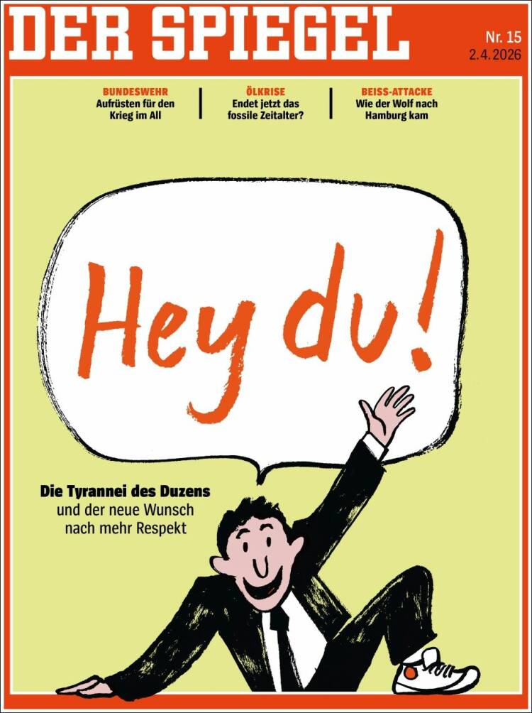 Portada de Der Spiegel (Alemania)