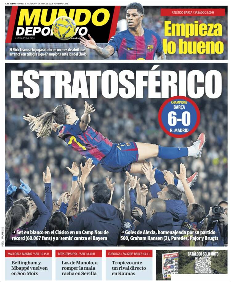 Portada de El Mundo Deportivo (Espa&ntilde;a)